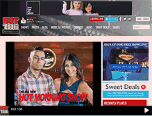 Tablet Screenshot of hot1063.com